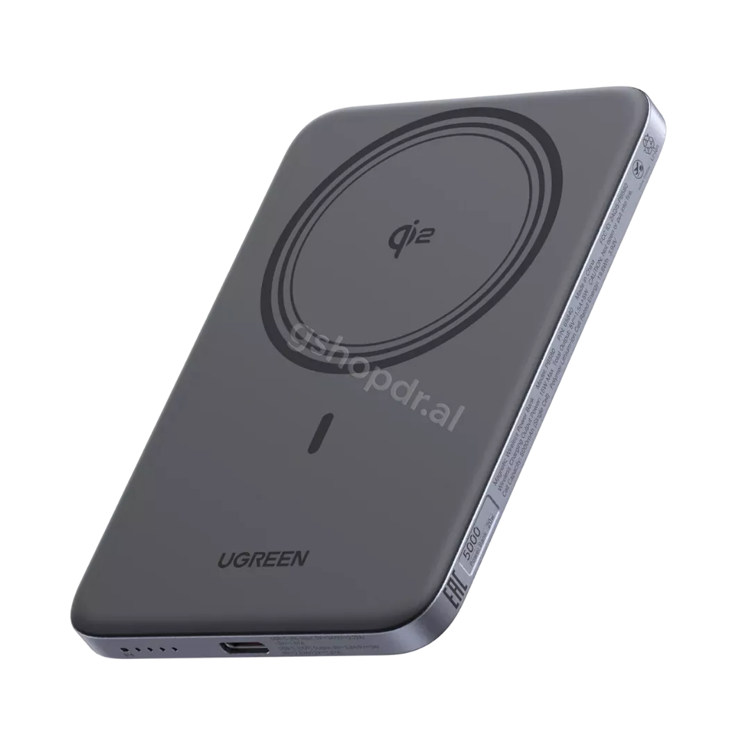 Power Bank Ugreen MagFlow Air Magnetic 5000mAh 20W PB580 - 75984B