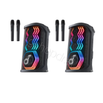 Rave 3S AI Party Speaker with Dual Wireless Mics