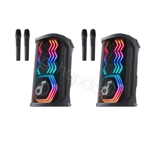 Boks Muzike Rave 3S AI Party Speaker with Dual Wireless Mics Anker