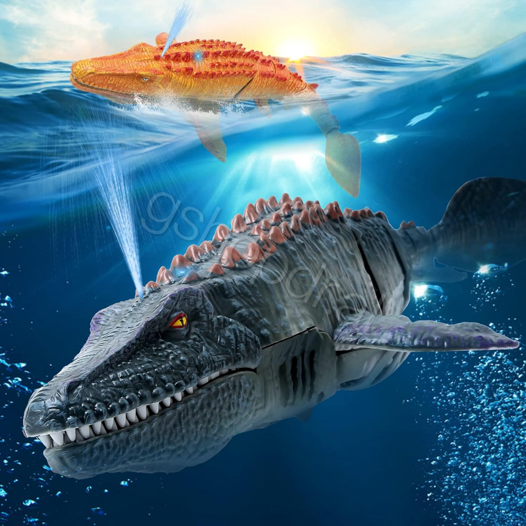 Remote Control Dinosaur Mosasaurus Water Toy - Lodra per Femije