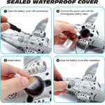 Remote Control Dinosaur Mosasaurus Water Toy - Lodra per Femije GShop Durres