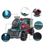 Remote Control Train Toy With Spray Sound & Light - lodra per femije