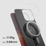 Pitaka Sunset Moonrise Tactile Woven Case for iPhone 16 Pro Max Tirane