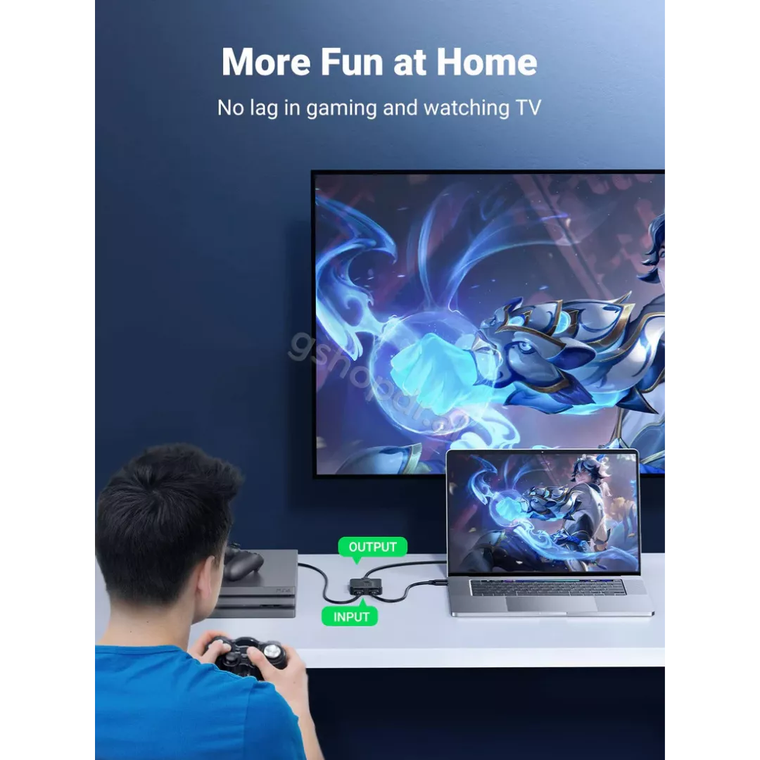Switch 2 in 1 out HDMI 4K@60Hz Bi-Directional Ugreen 50966 cmimi Durres