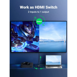 Switch 2 in 1 out HDMI 4K@60Hz Bi-Directional Ugreen 50966 cmimi
