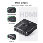 Switch 2 in 1 out HDMI 4K@60Hz Bi-Directional Ugreen 50966 gshopdr.al