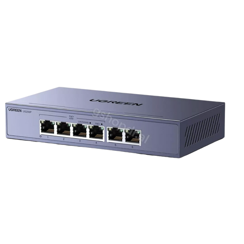 Switch PoE Gigabit Ethernet me 6 Porta LAN Ugreen CM741