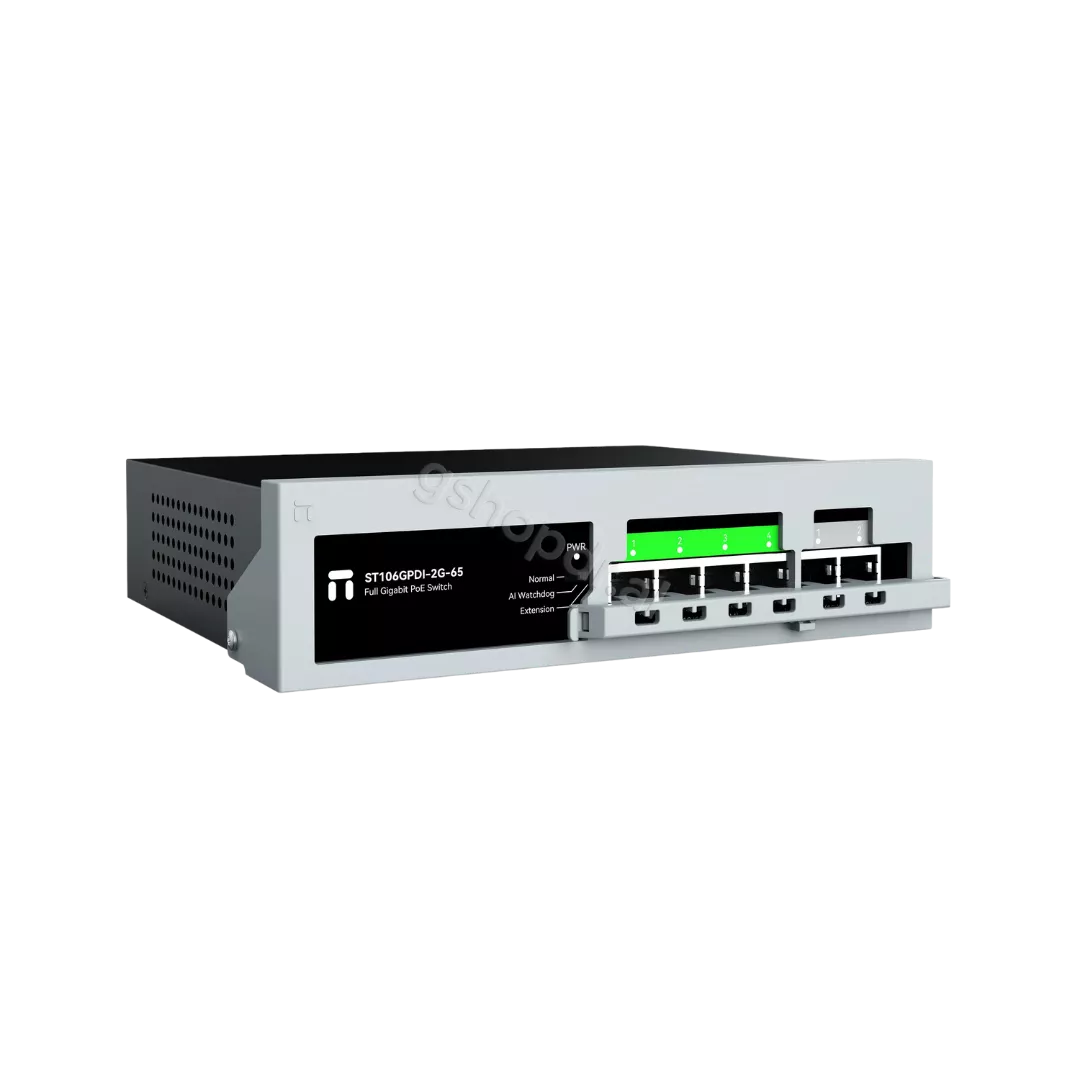 Switch Stonet 6 Port Gigabit PoE Ethernet ST106GPDI-2G-65