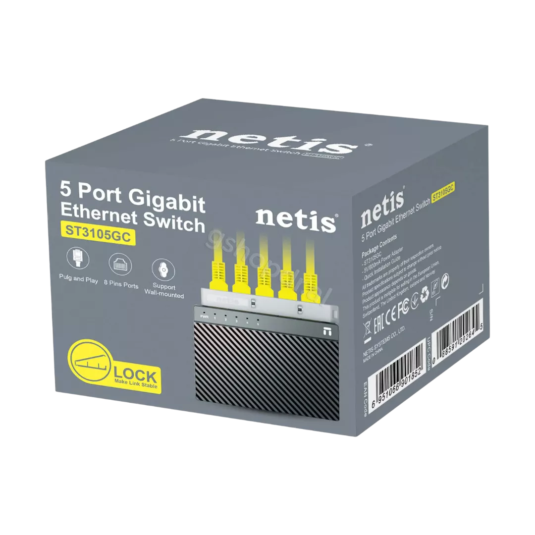 Switch Stonet ST3105GC 5 Port Gigabit Ethernet