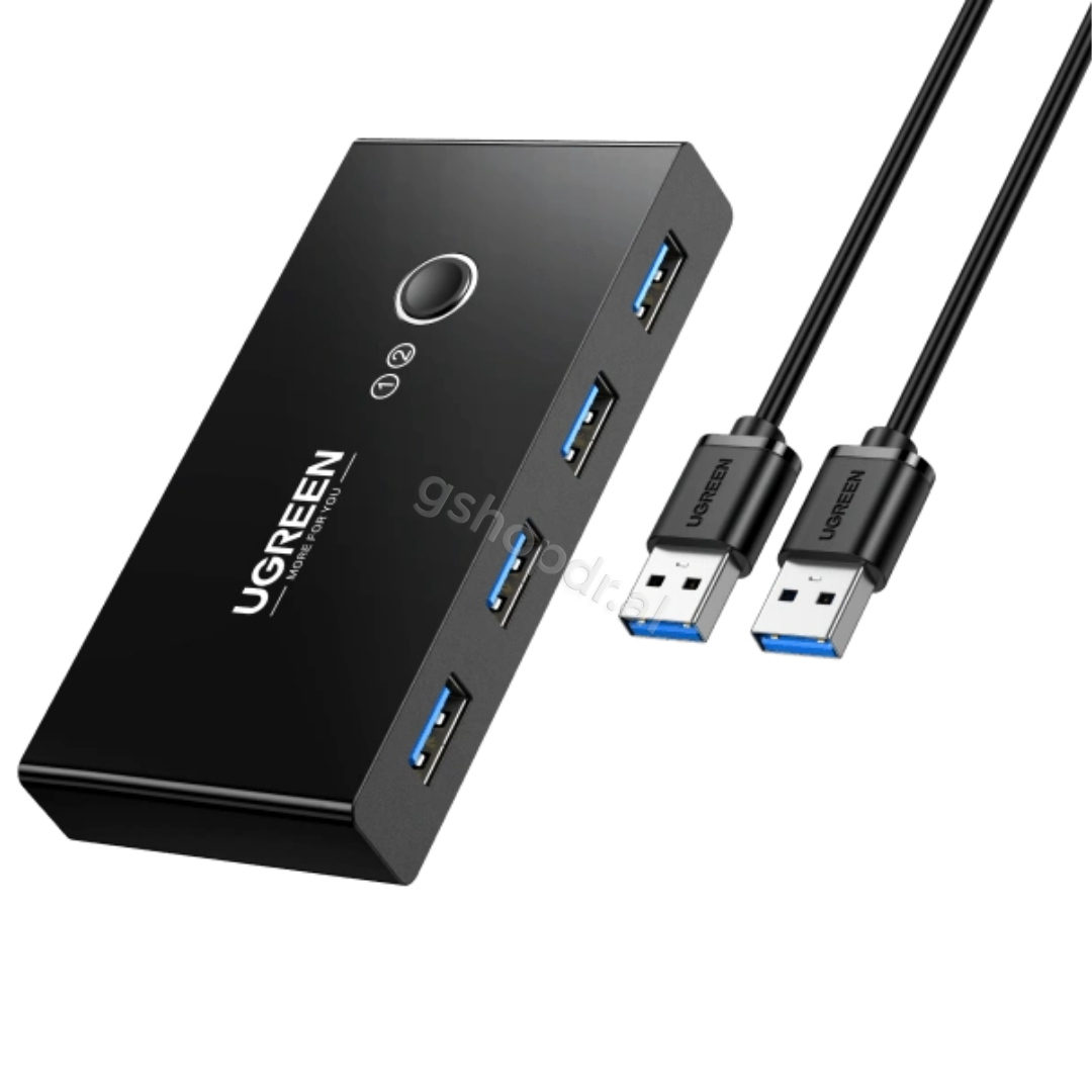 Switch me 4 Porta 2 in 4 out USB 3.0 Ugreen US216