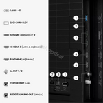 TV Hisense Hi-QLED Smart TV 85E7S PRO, 85,4K 144 Hz