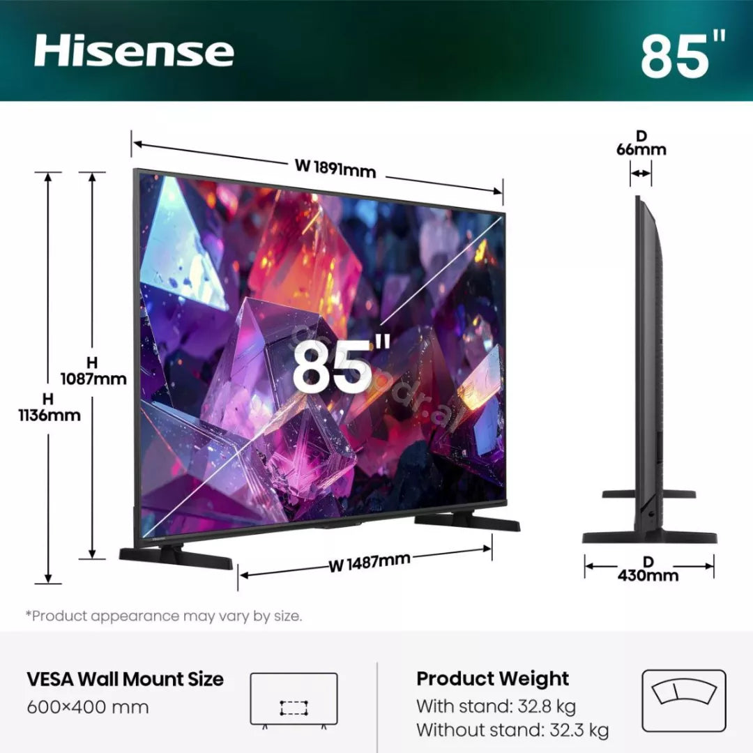 TV Hisense 85" QLed cmimi tirane