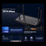 Tp-Link Router BE3600 Dual-Band Wi-Fi 7 Archer BE230 cmimi