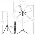 Tripod Me 6 Drita LED Te Palosshme S6 RGB Durres