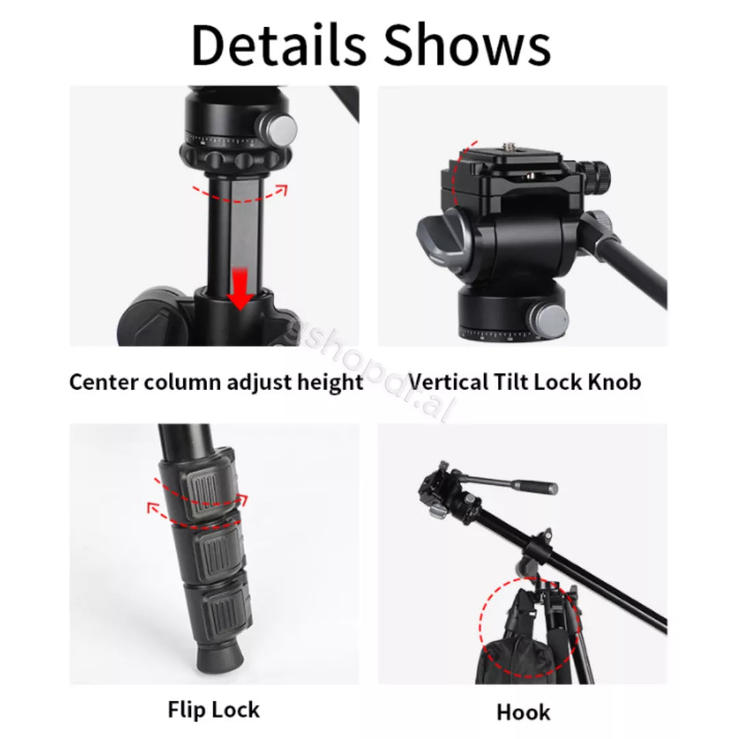 Tripod Monopod Jmary KS355+HG60 cmimi Durres