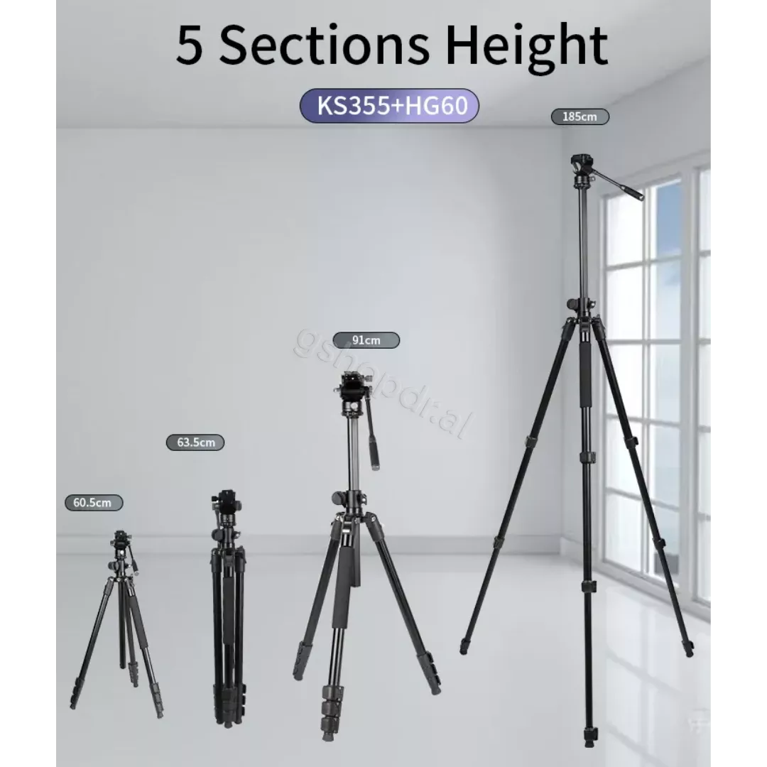 Tripod Jmary 2-in-1 KS355+HG60 cmimi Tirane