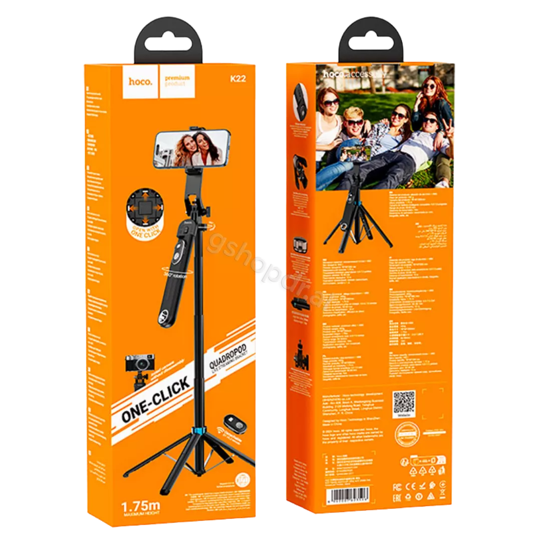 Tripod & Selfie Stick HOCO K22ne shitje gshopdr.al durres