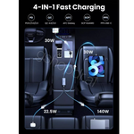 UGREEN 150W 4-Port GaN Fast Car Charger EC706 Tirane