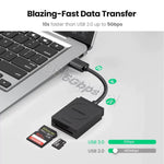 UGREEN 2-in-1 USB 3.0 SDTF Card Reader CR127 Tirane