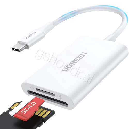 UGREEN 2-in-1 USB-C Card Reader CM265