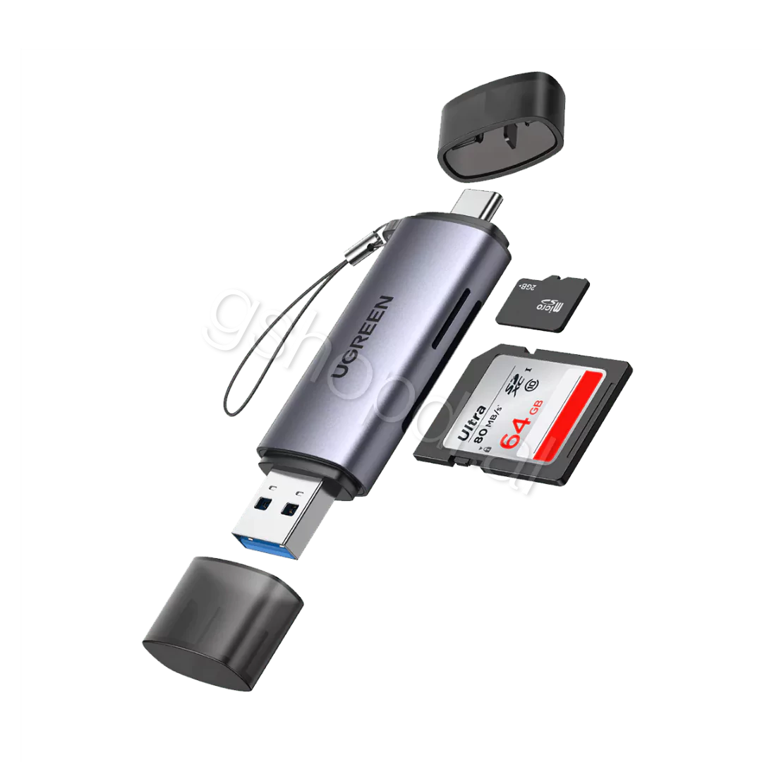 UGREEN 2-in-1 USB C OTG Card Reader