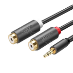 UGREEN 3.5mm Male to 2RCA Female Cable 25cm AV109