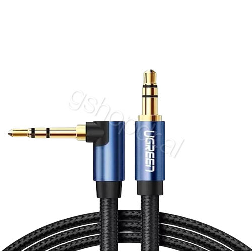 UGREEN 3.5mm Male to 3.5mm Male Cable Gold Plated Metal Case with Braid 2m 60181