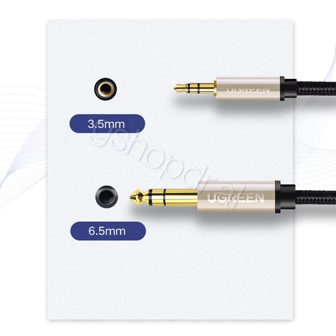 UGREEN 3.5mm Male to 2RCA Female Cable 25cm AV109 Cmimi