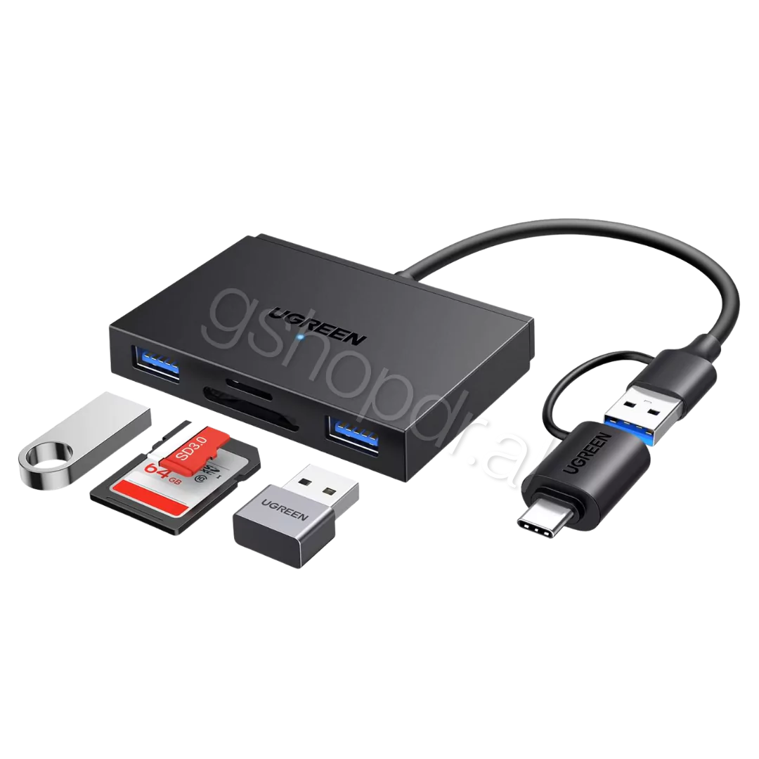 UGREEN 4-in-1 USB-CUSB-A Card Reader CM812