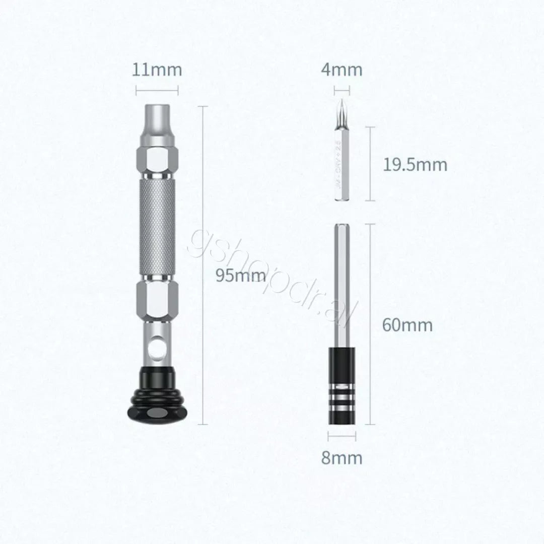 Set kaçavidash prej lidhjeje alumini UGREEN 80459 38-në-1