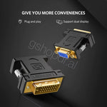 DVI Mashkull (24+5) ne VGA femer Adapter