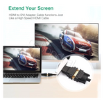 UGREEN HDMI mashkull ne DVI (24+5) Femer Adapter