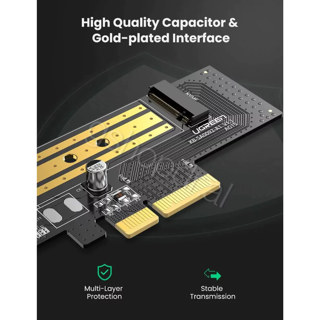 Ugreen M.2 NVME to PCI Express 3.0 x 4 Tirane