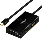 UGREEN Mini DisplayPort to HDMI&VGA&DVI Converter 20418