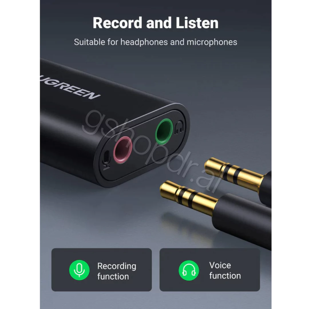 UGREEN USB 2.0 External Stereo Sound Adapter US205 Tirane