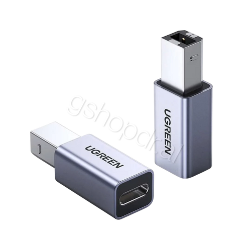 UGREEN USB 2.0 USB-C/F to USB 2.0 B/M Adapter Aluminum Case 20120
