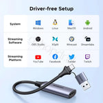 UGREEN Video Capture Card Single HDMI Input CM489 GShop Electronics
