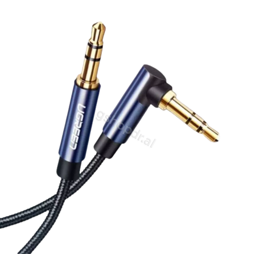 UGREEN 3.5mm Male to 3.5mm Male Cable Gold Plated Metal Case with Braid 1m AV112 / 60179