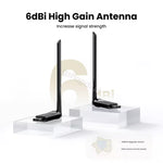 UGREEN AC650 High-Gain Dual Band Wireless USB Wi-Fi Adapter – CM496 – 90339 cmimi