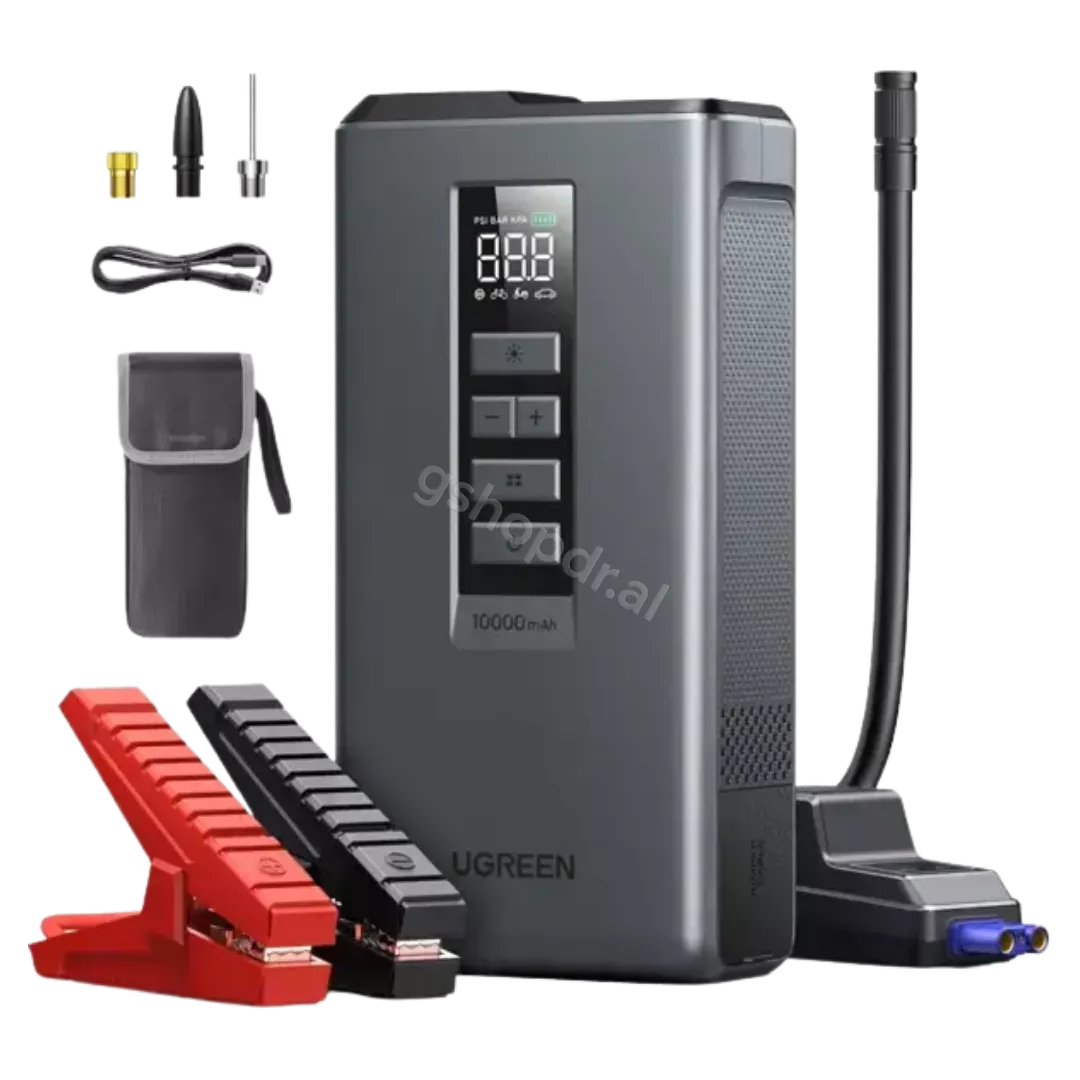 UGREEN ES703/35978 3 in 1 Emergency Roadside Tool (1000A Jump Starter, 150 PSI Inflator