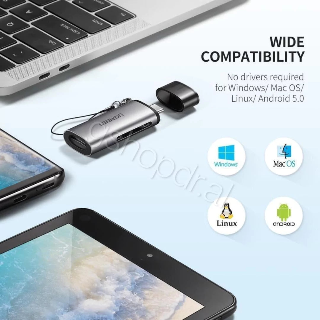 Lexues Kartash Ugreen USB-C në SD/TF Tirane