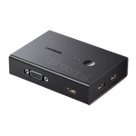 Ugreen 90490 VGA 2 in 1 out KVM Switch