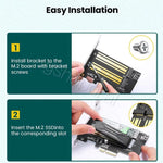 Ugreen M.2 SATA + M.2 NVMe to PCl-E 3.0 x 4 Expansion Card 70504 GShop Electrnocs