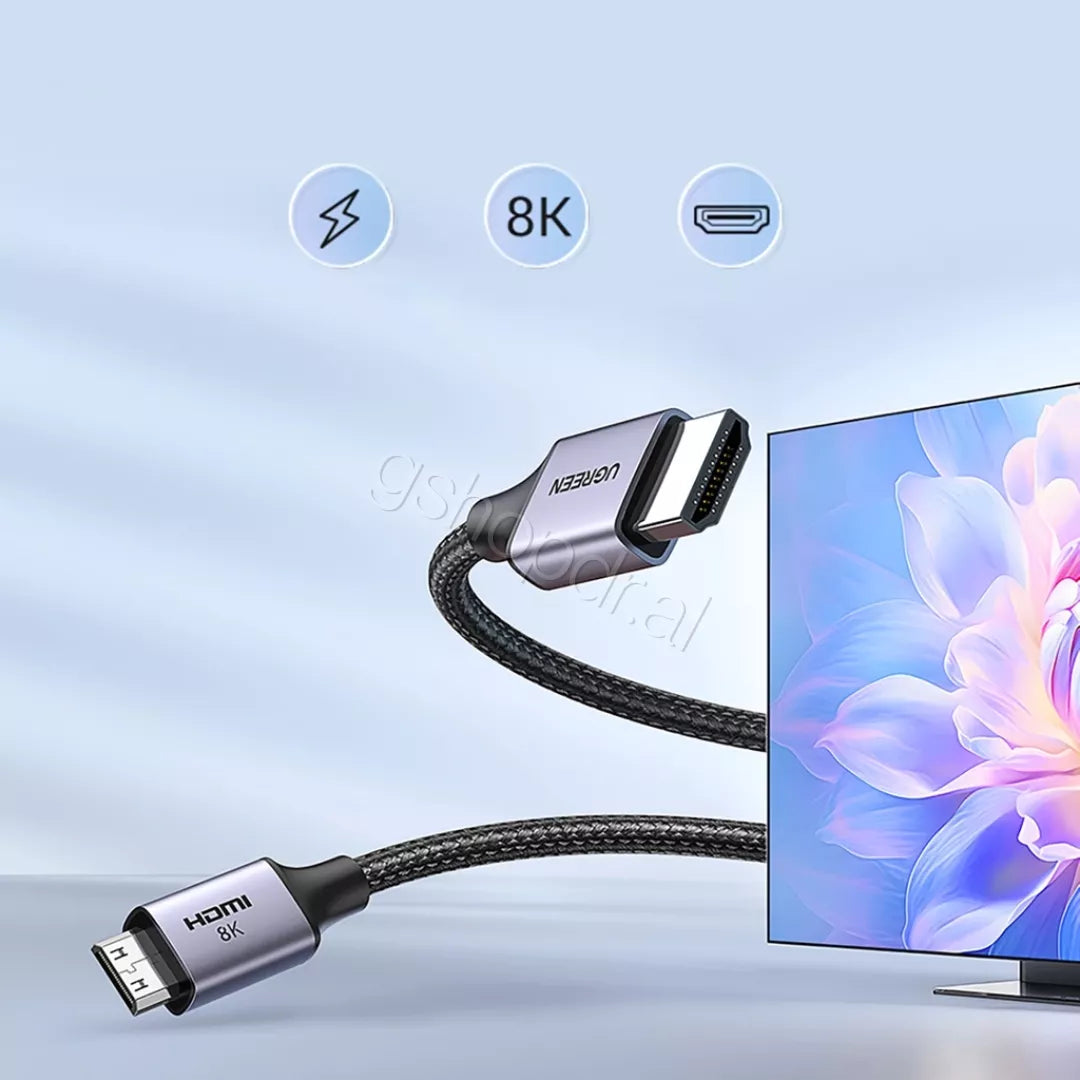 Ugreen Mini HDMI to HDMI 8K 1m Cable HD163 Durres