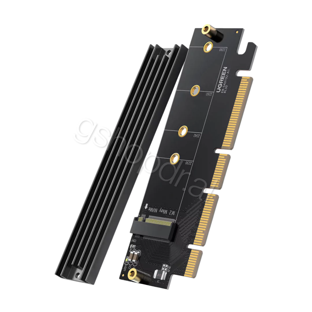 Ugreen Expansion Card PCIe 4.0 x16 to M.2 NVMe M-Key adapter black (CM465)