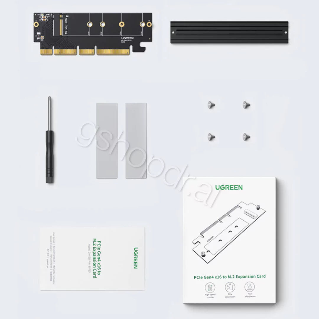 Ugreen Expansion Card PCIe 4.0 x16 to M.2 NVMe M-Key GShop Electronics