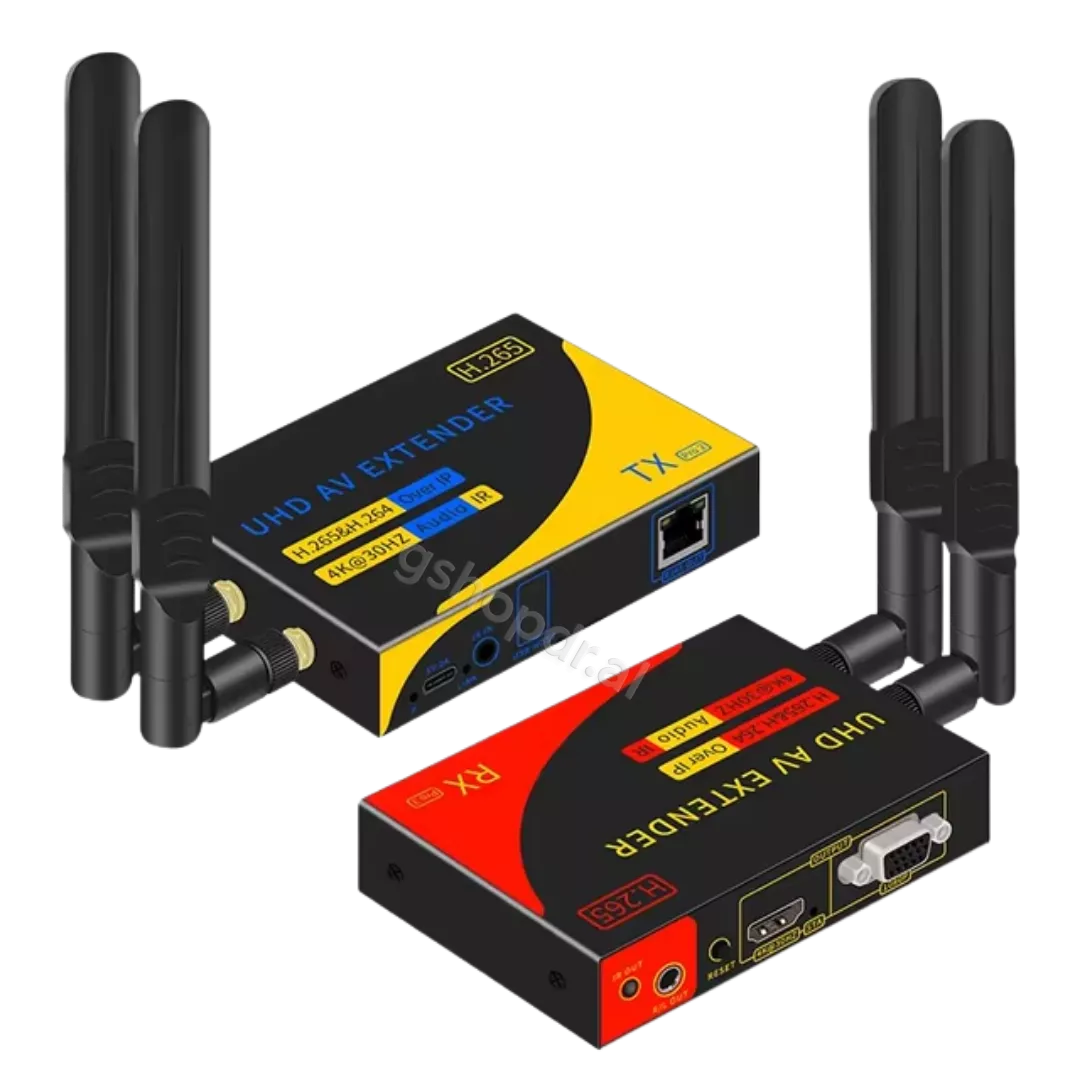 Wireless HDMI Extender 4K 30HZ 1080P me HDMI dhe VGA PRO H.265 cmimi Durres
