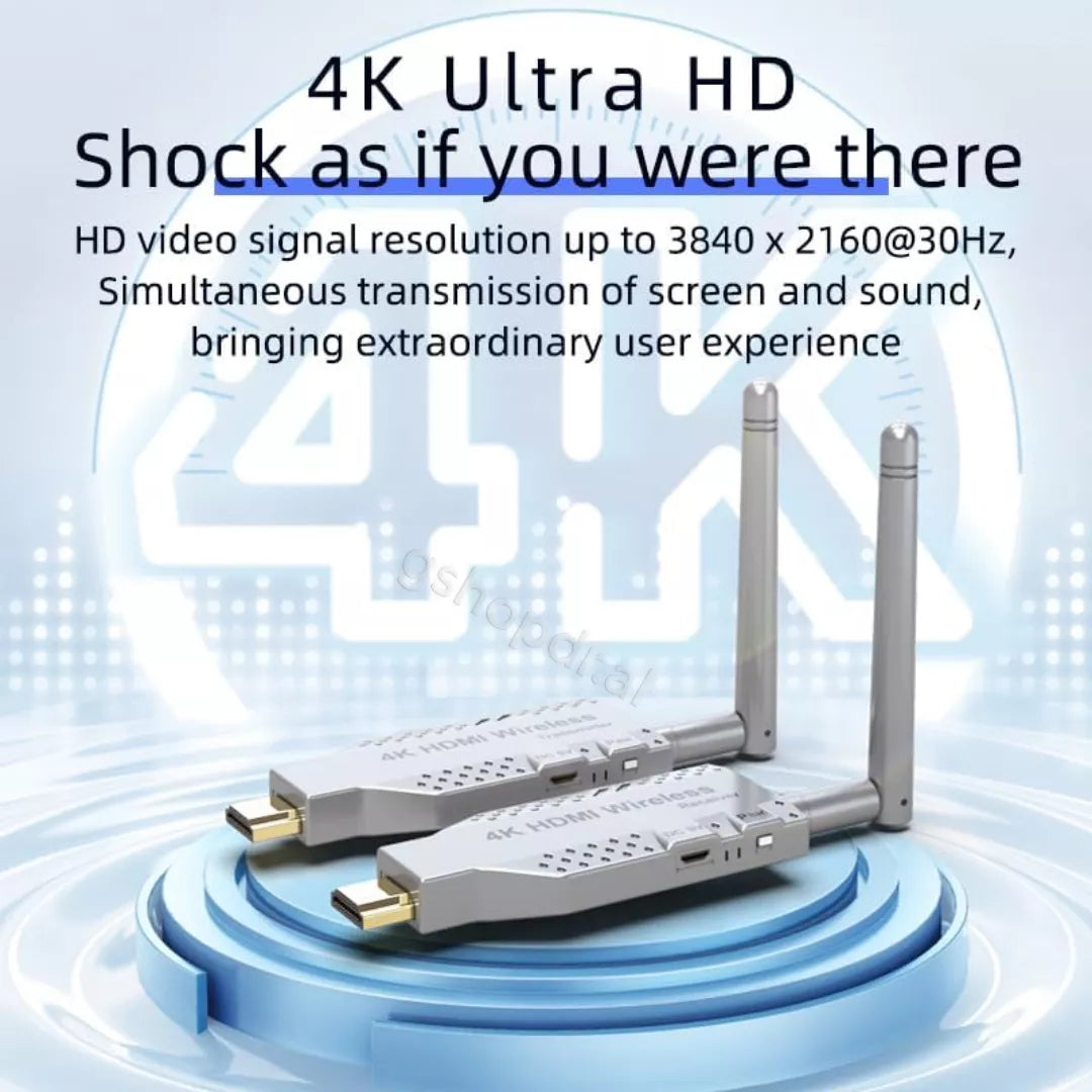Wireless HD Sender and Receiver 4K 100M