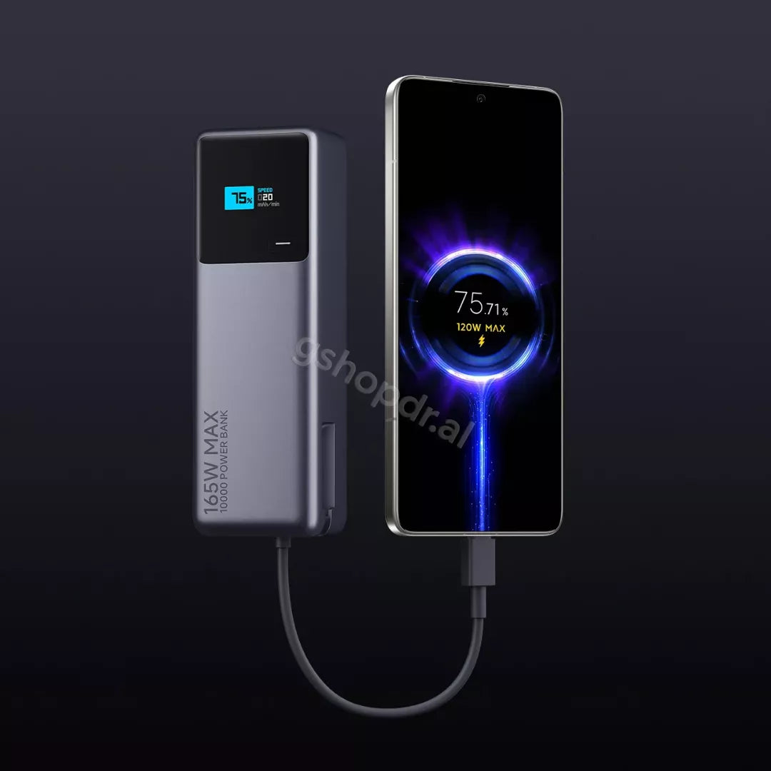  Power Bank Xiaomi 165W 10000 cmimi