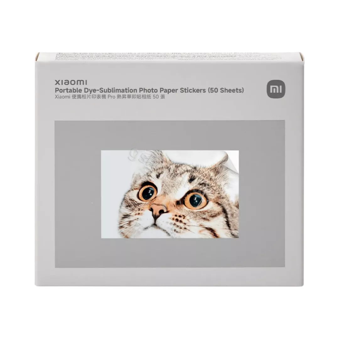 Xiaomi Portable Dye-Sublimation Photo Paper Stickers (50 Sheets)
 cmimi